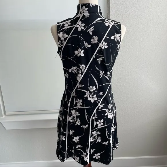 Tail Activewear Mika Golf Dress Black and White Small