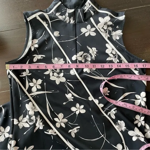Tail Activewear Mika Golf Dress Black and White Small