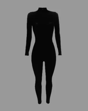 Talk To Me Nice Jumpsuit - Black