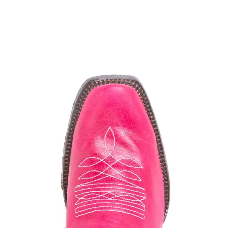 TANNER MARK WOMEN’S Dolly Hot Pink Calf Cowgirl Boots