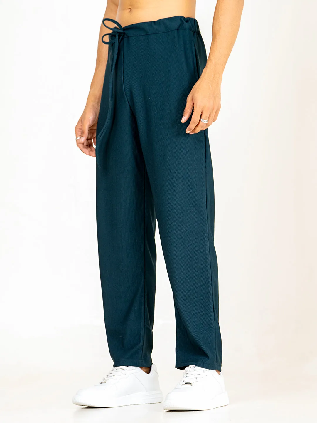 Teal Bluish T-Shirt & Pants Co-ord Set