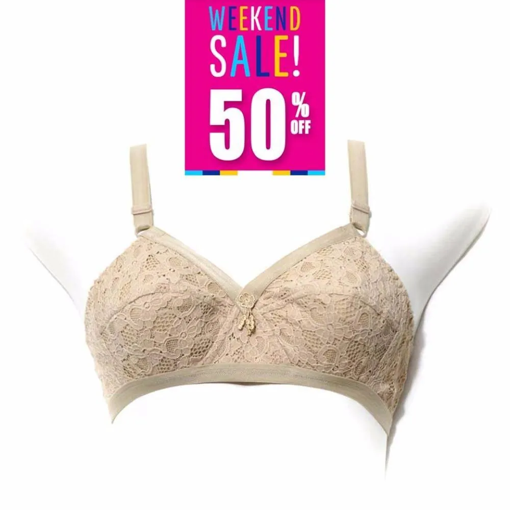 Thailand Non Padded Fawn Bra - A86