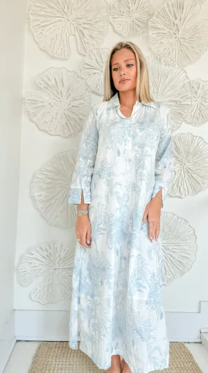 The Carter Block Print Maxi