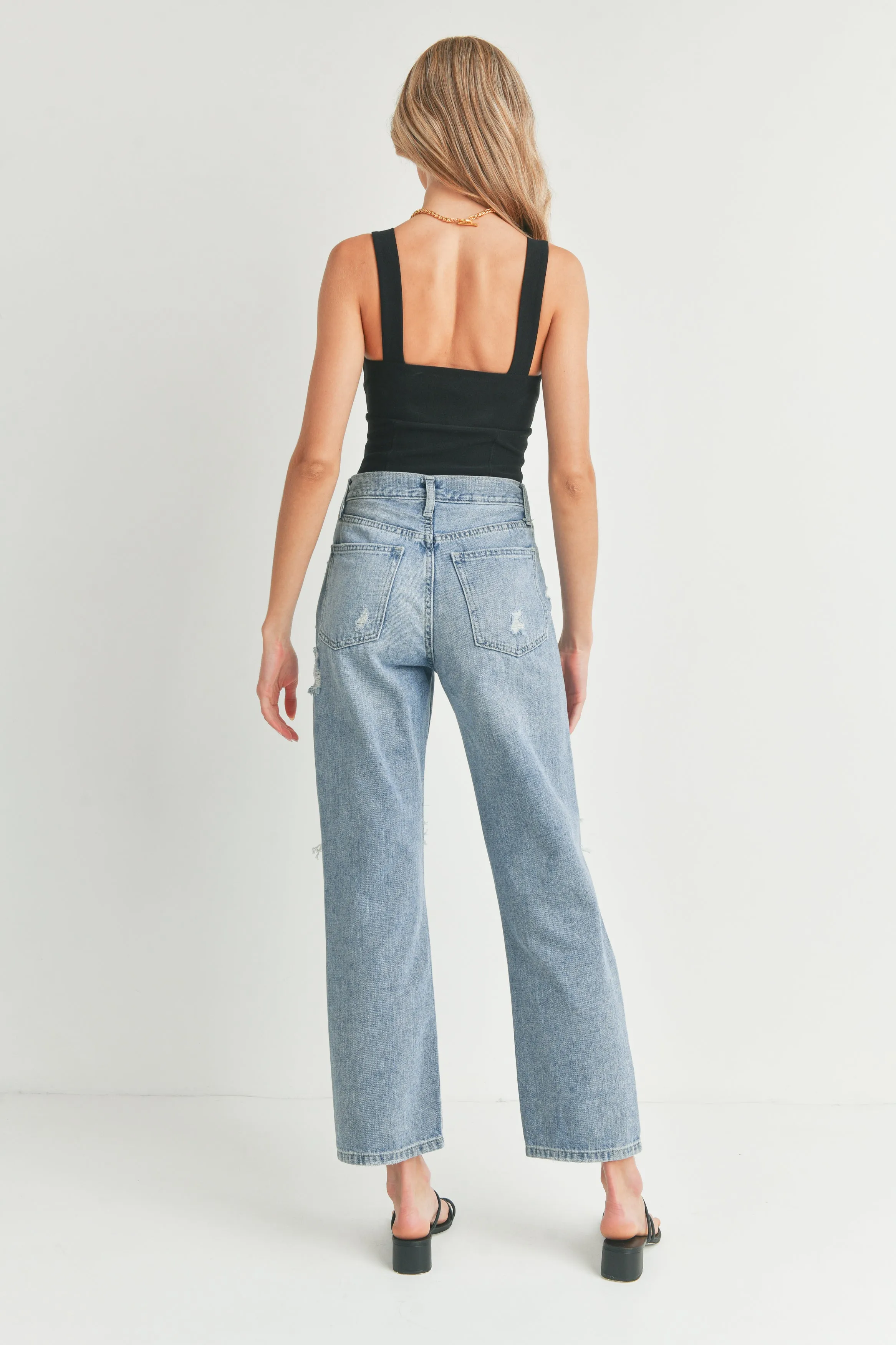 The Keely Distressed Dad Jean