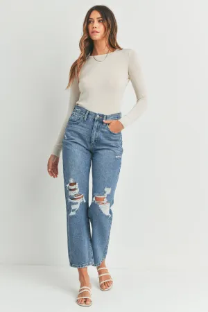 The Keely Distressed Dad Jean