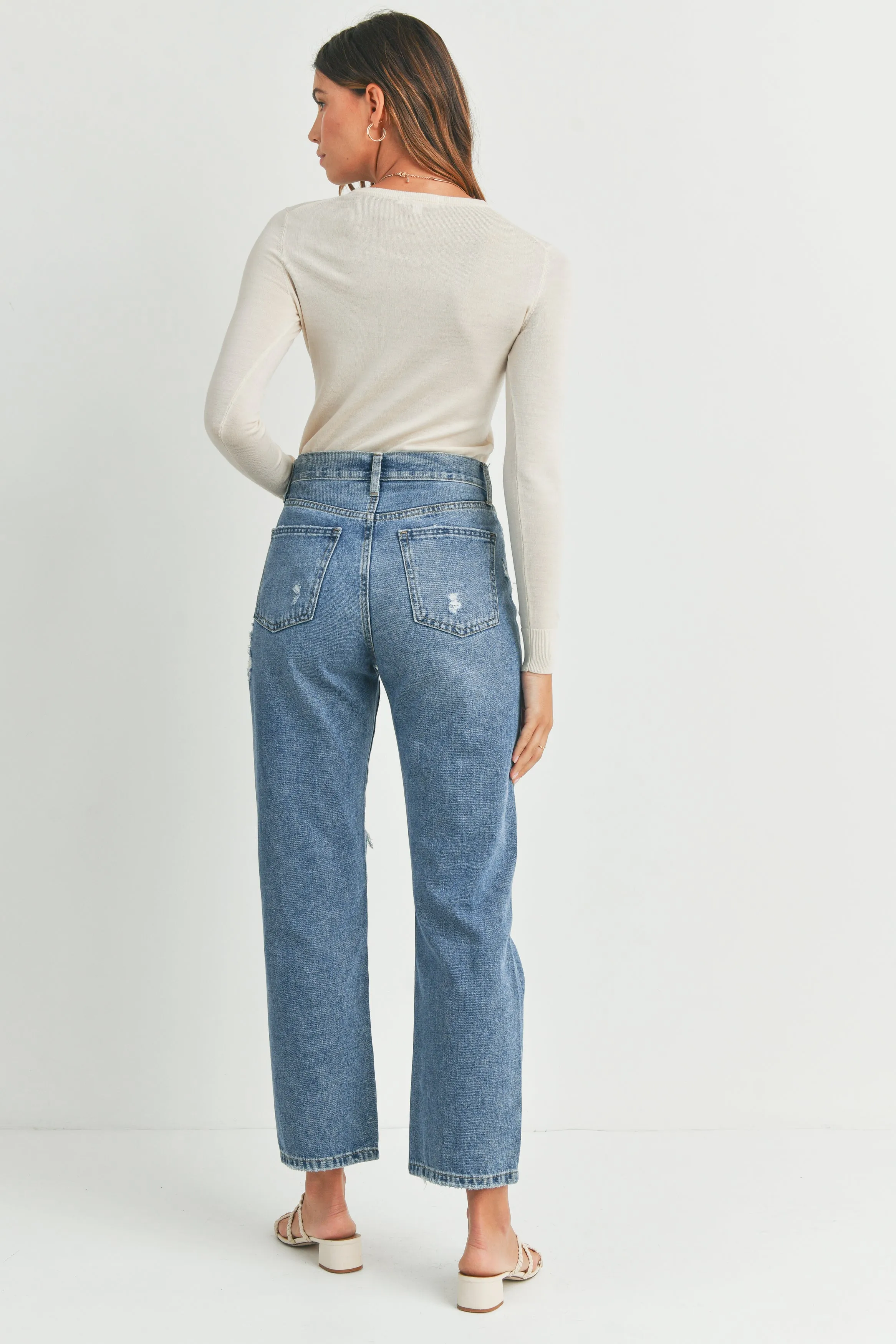The Keely Distressed Dad Jean