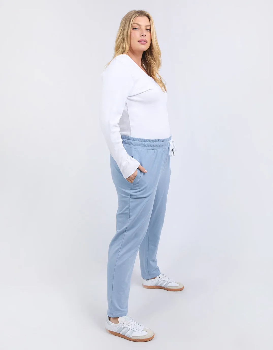 The Lobby Pant - Steel Blue