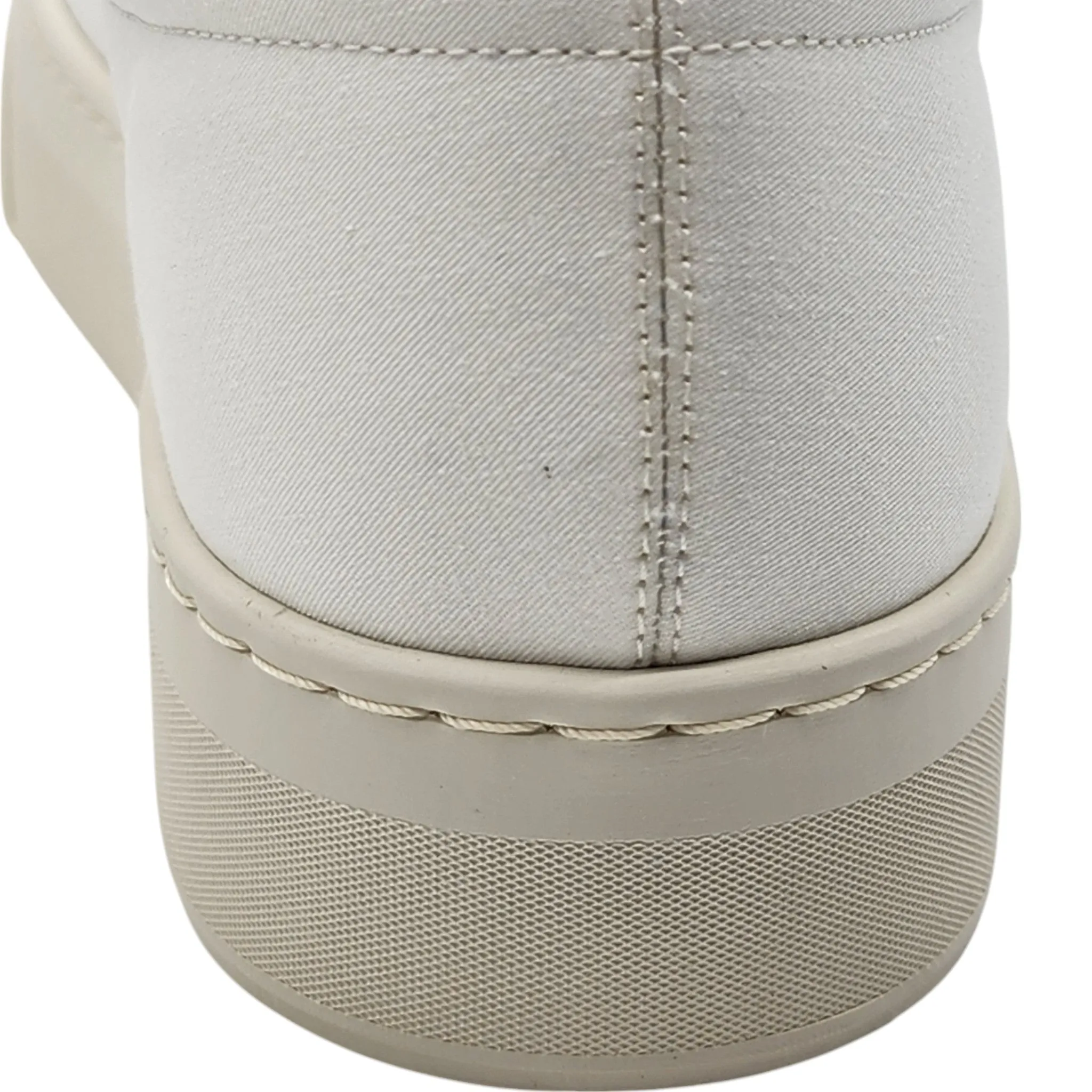 The Row Marie H Slip-On Sneakers - Canvas - White 37.5