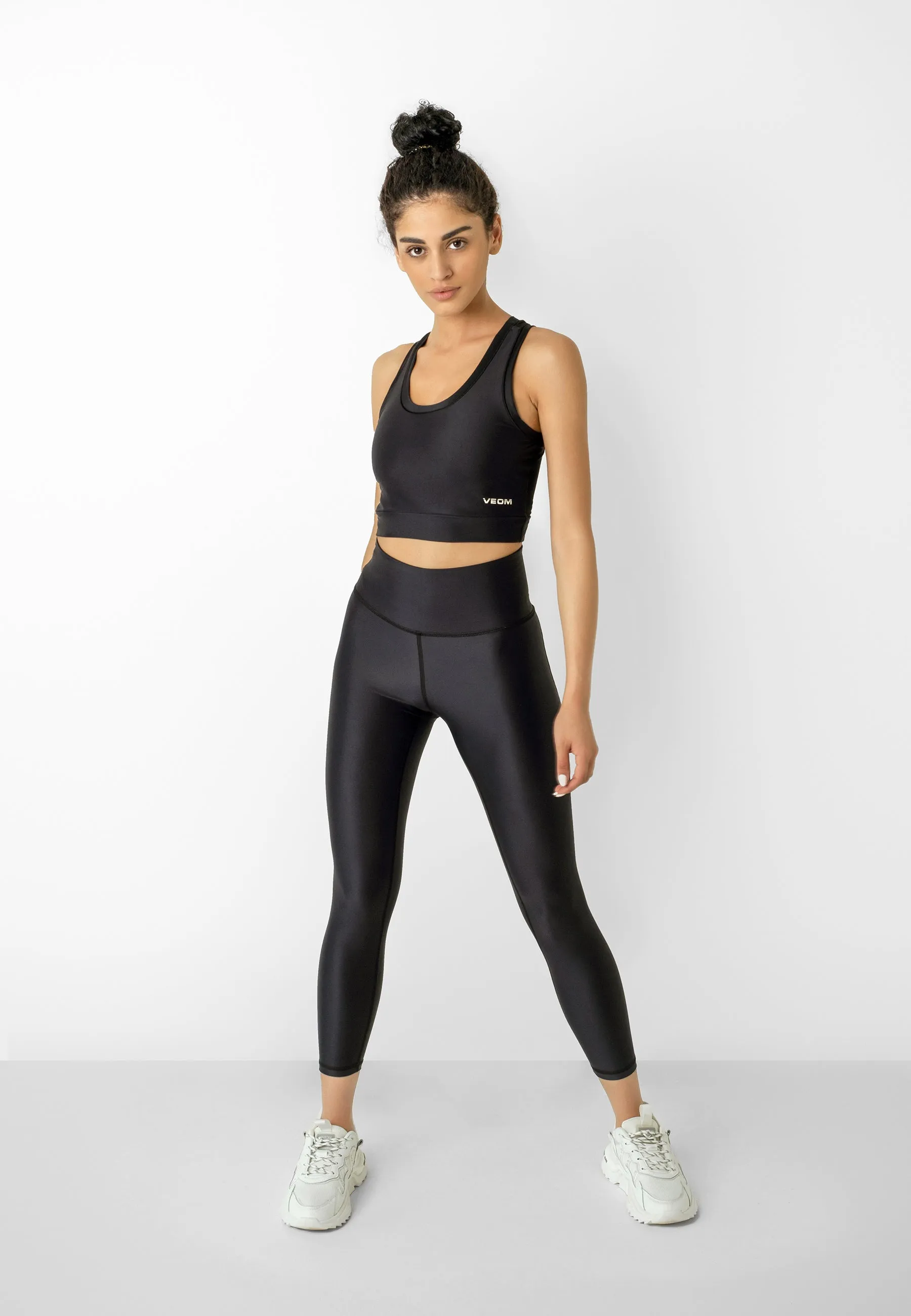 The Ultimate Black with Mesh Sports Bra