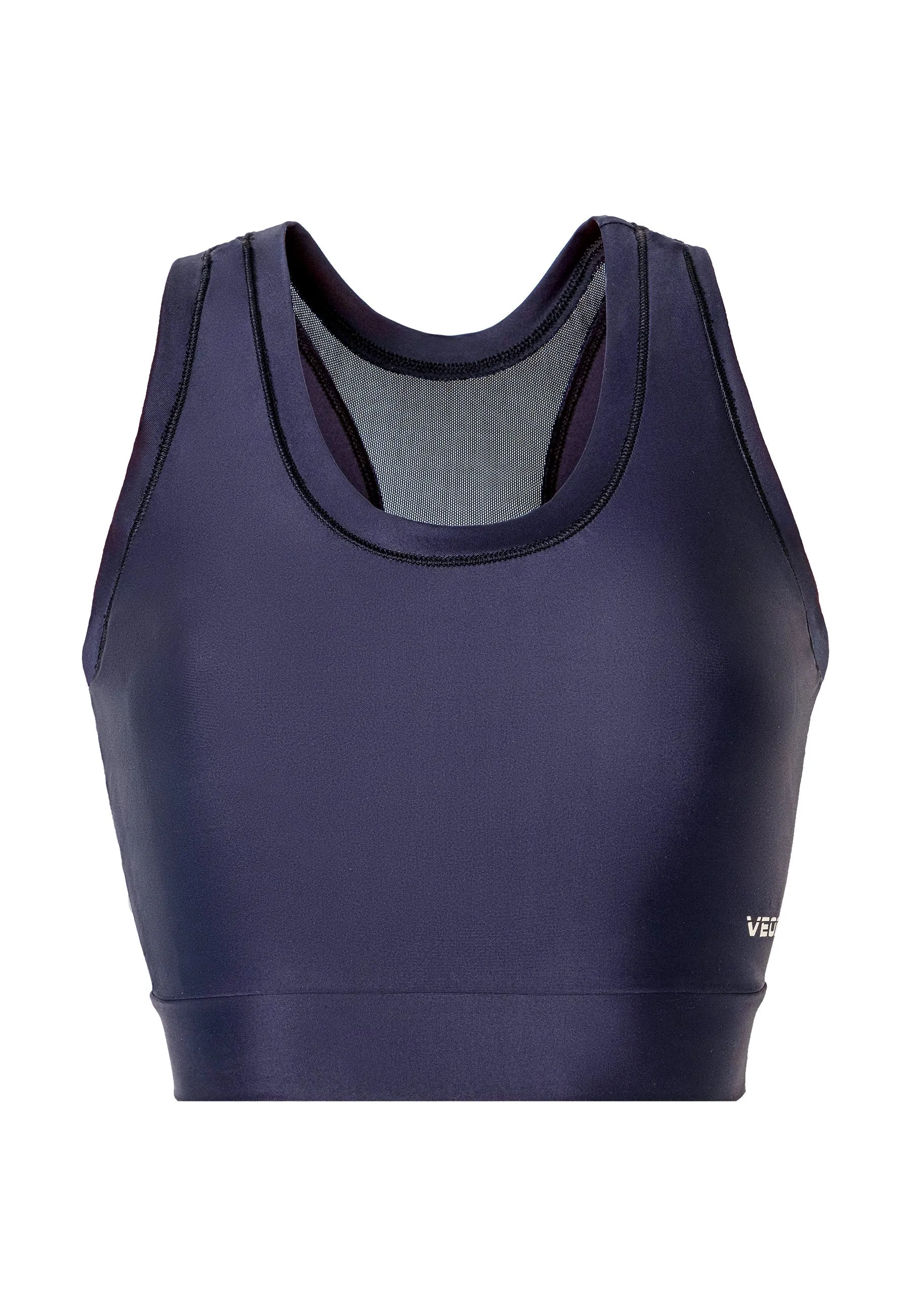 The Ultimate Black with Mesh Sports Bra
