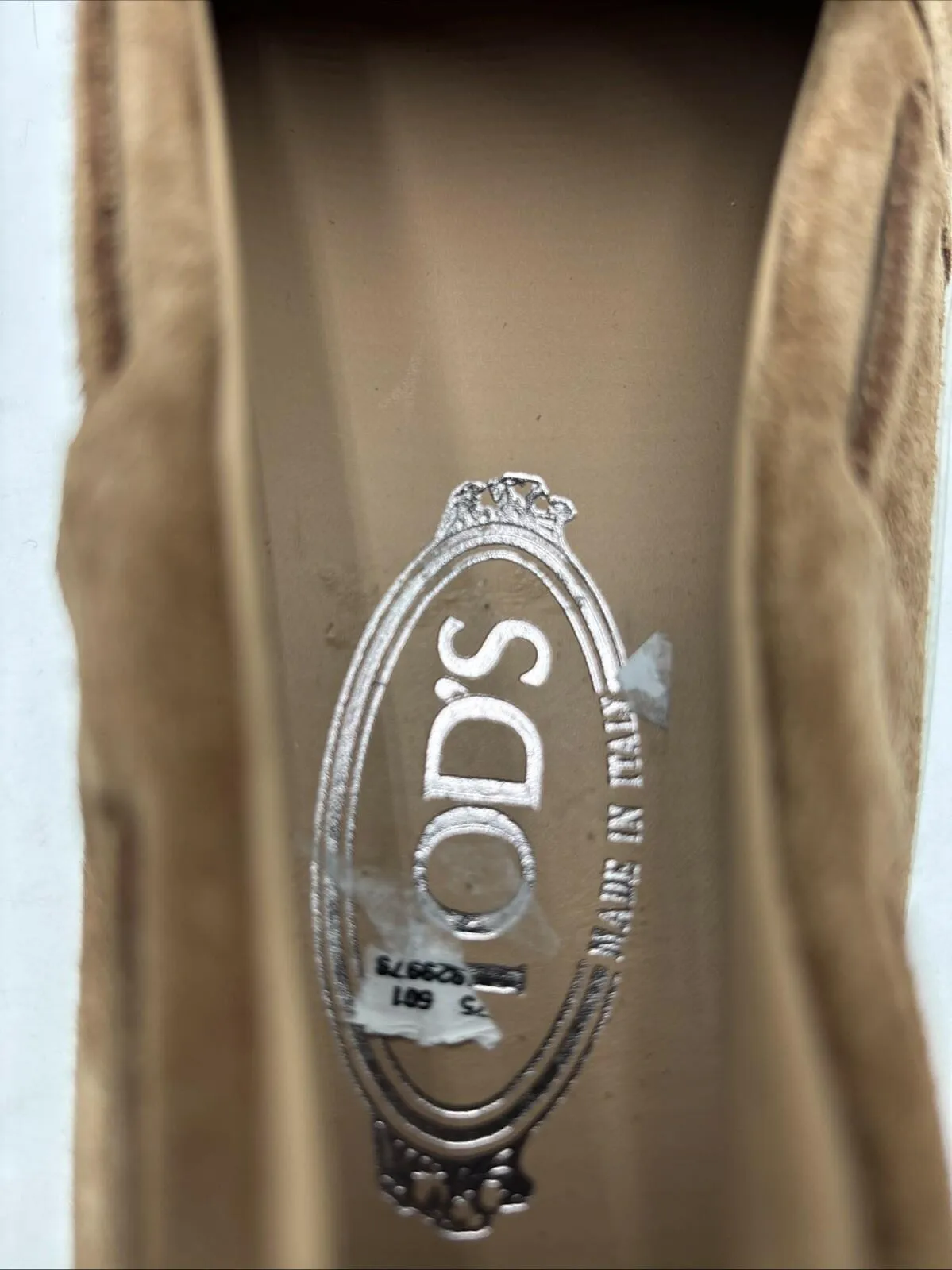 Tod’s Men’s Suede Laofers Brown Size 9 - Very Good