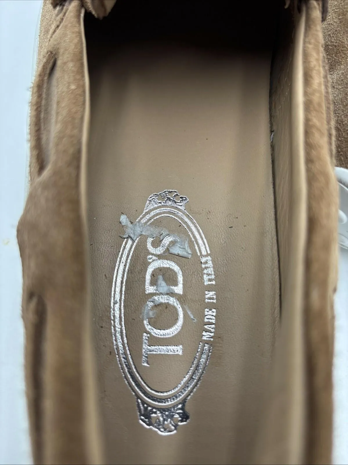 Tod’s Men’s Suede Laofers Brown Size 9 - Very Good