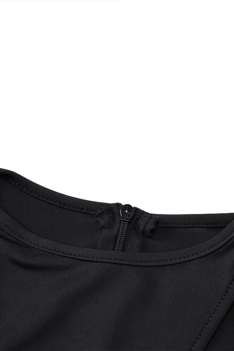TS3250 Cutout Long Sleeve Bodysuit