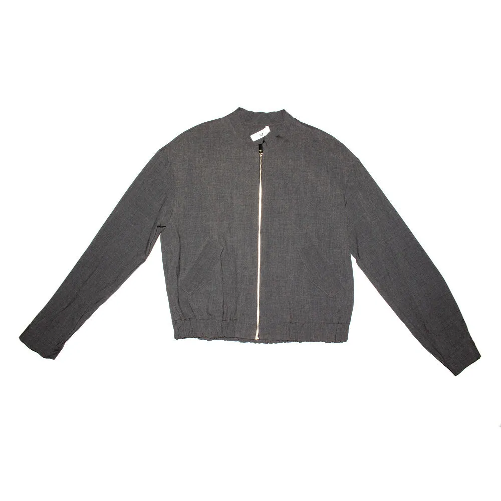 Twin Set Bomber Jacket Dark Melange Grey