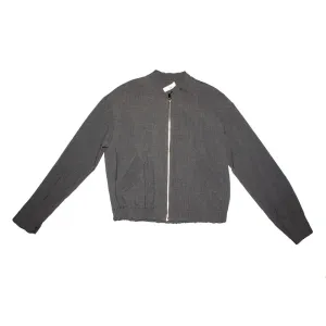 Twin Set Bomber Jacket Dark Melange Grey