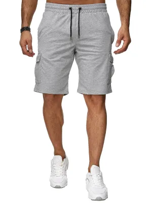 Ultimate Men's Multi-Pocket Active Shorts - Comfortable Fitness Overalls for Spring-Summer Adventures