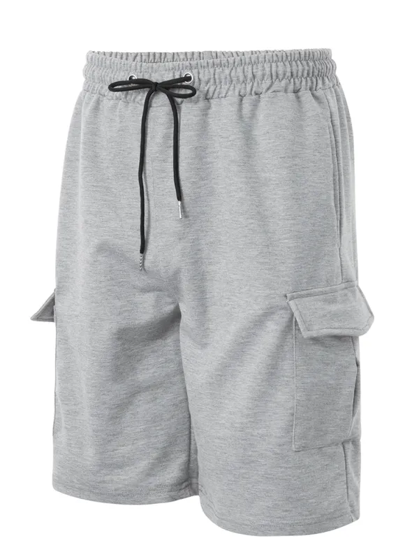 Ultimate Men's Multi-Pocket Active Shorts - Comfortable Fitness Overalls for Spring-Summer Adventures