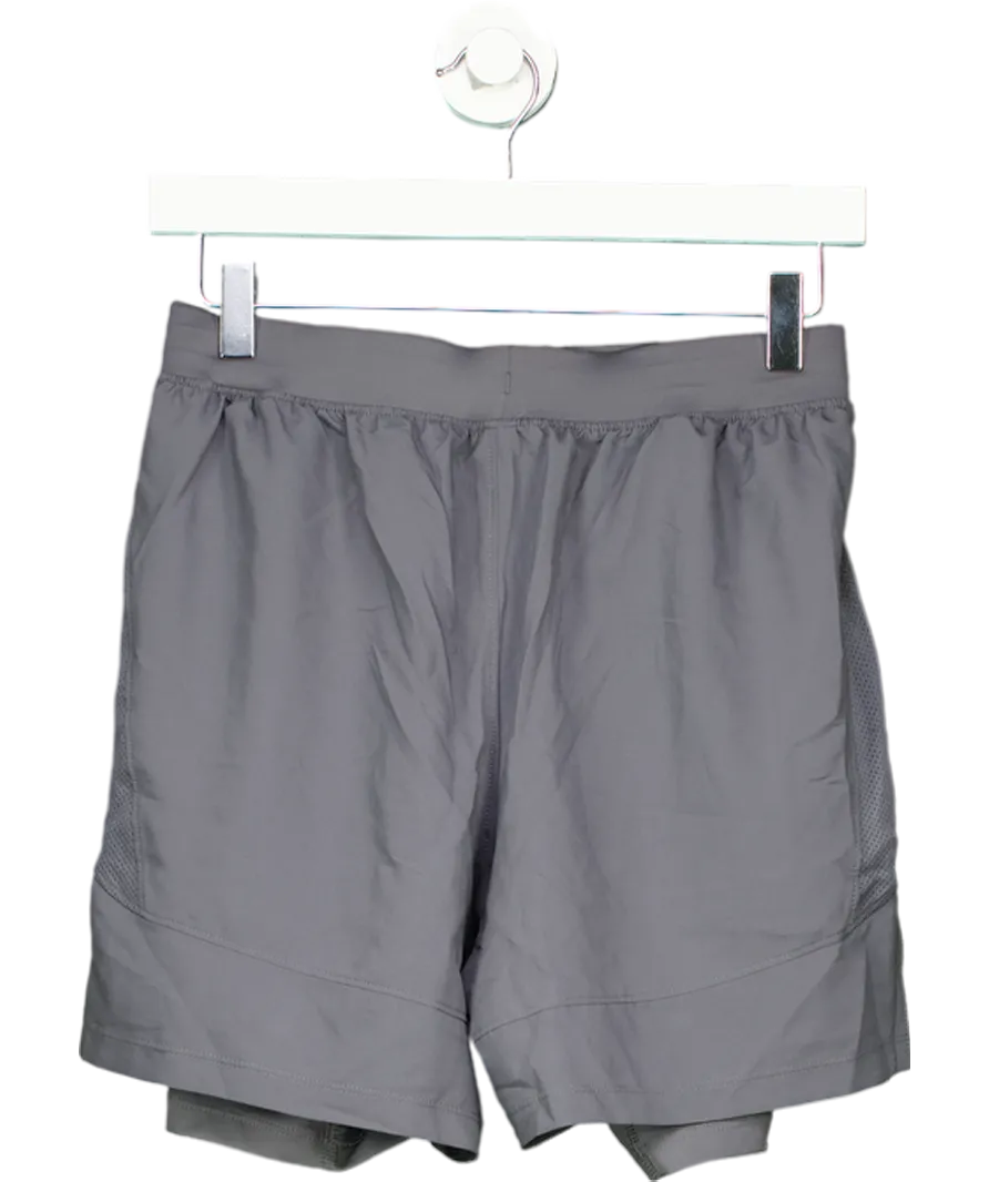 Under Armour Grey Men's Ua Launch 5" Shorts UK S