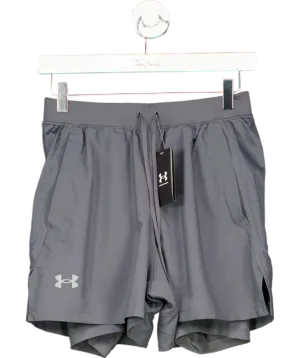 Under Armour Grey Men's Ua Launch 5" Shorts UK S