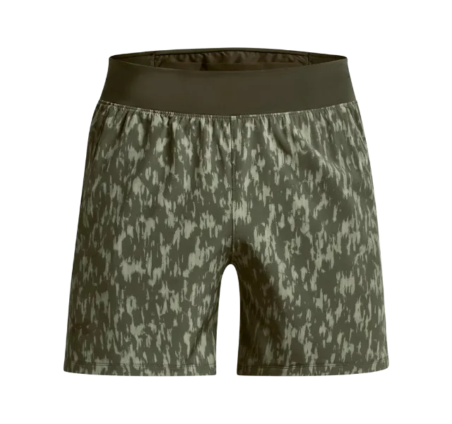 Under Armour Launch Elite 5 Inch Shorts - Marine Green Camo