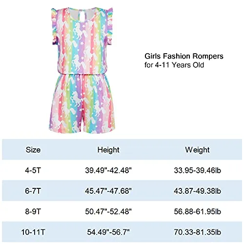 Unicorn Romper for Teen Girls