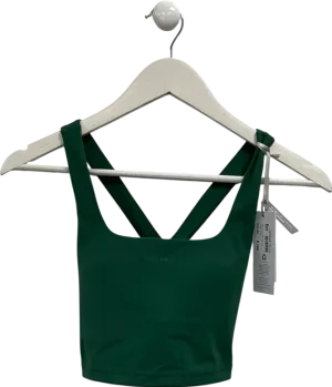 USA Pro Green Square Neck Sports Bra UK 8