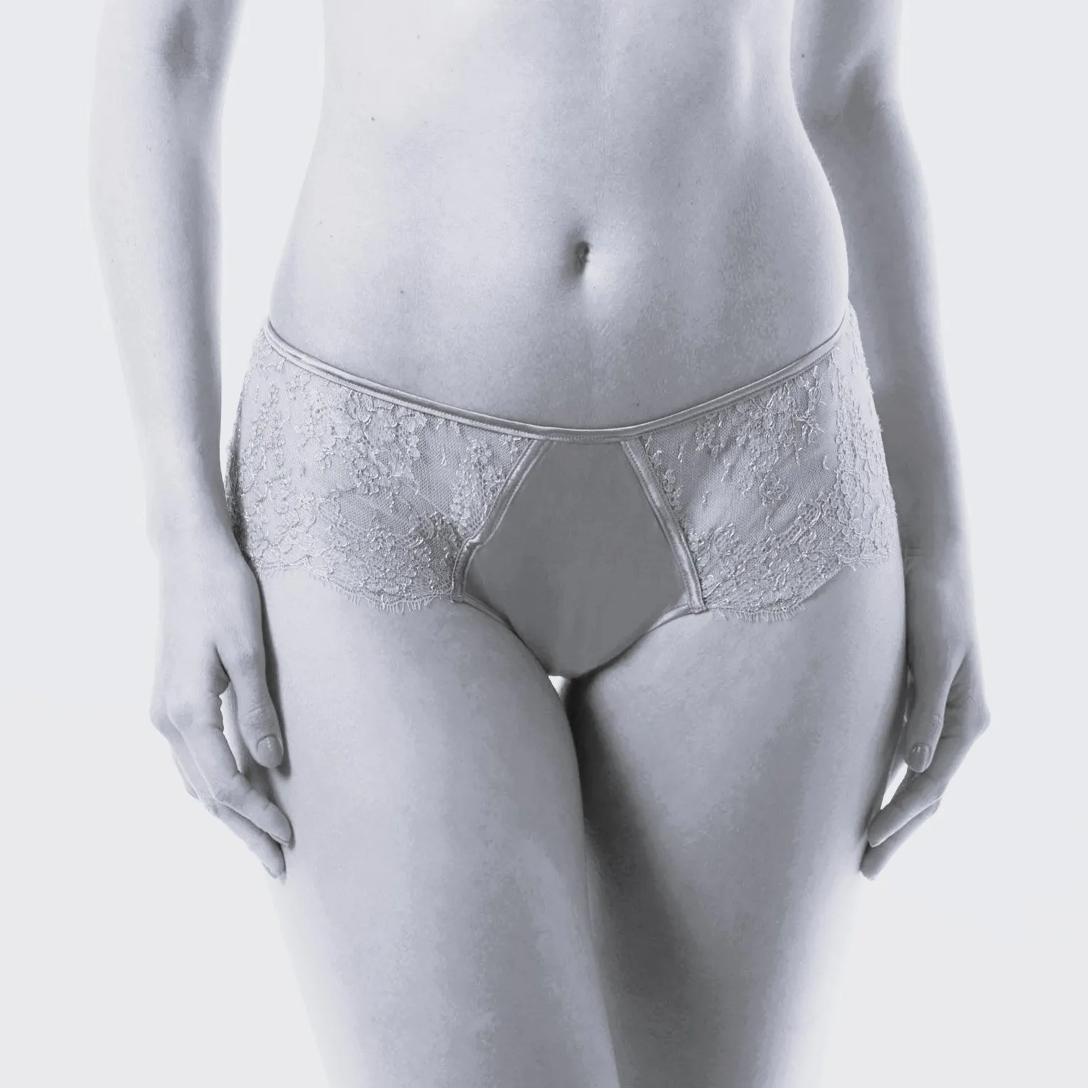 Valery Prestige Silk & Lace Shorts