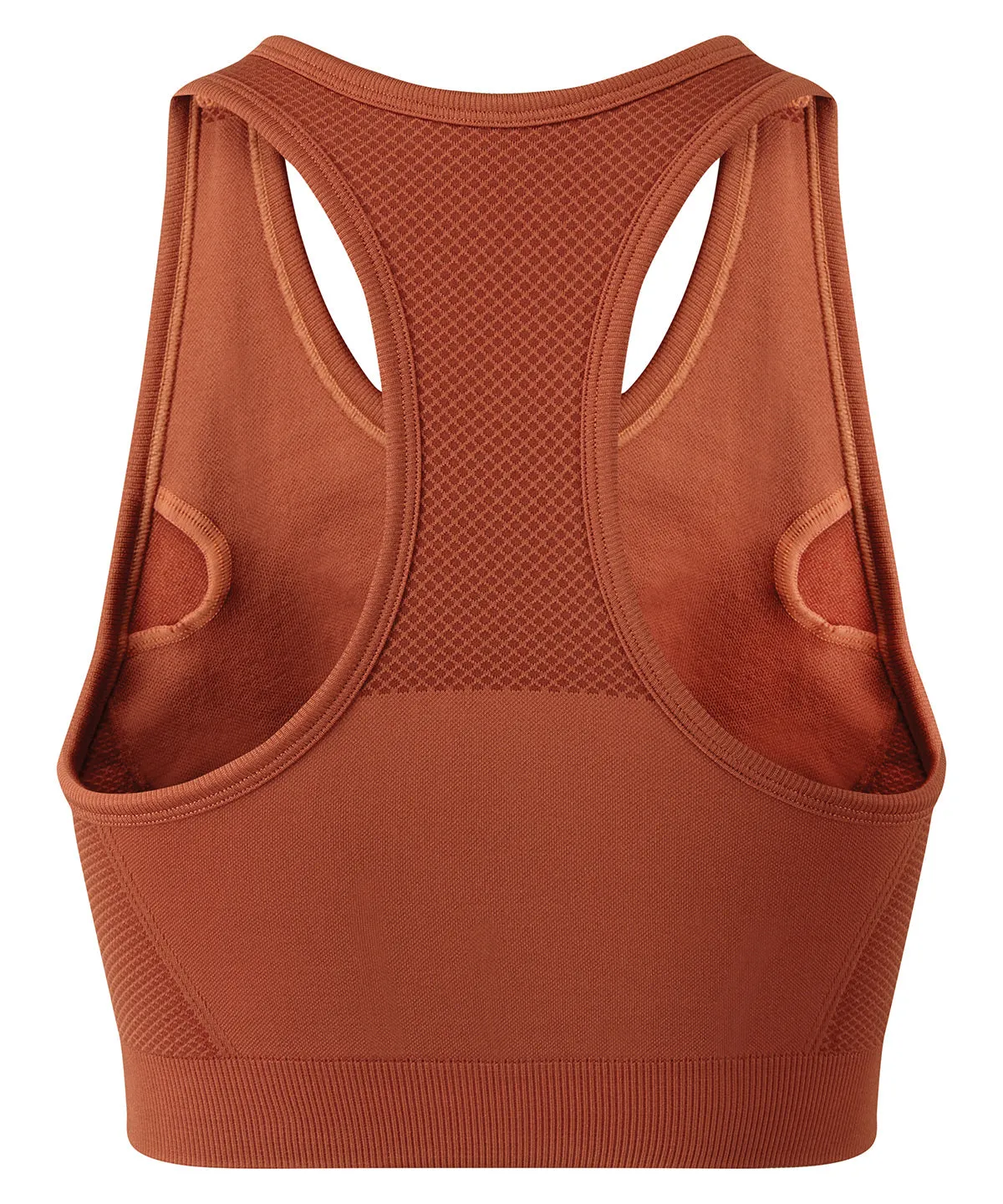 Validate Seamless Sculpt Sports Bra Rust