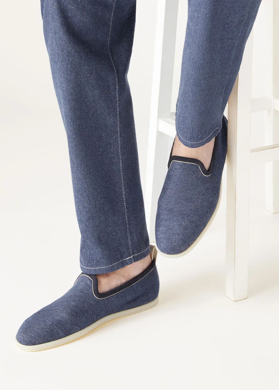 Venice Walk in Blue Cotton for Men