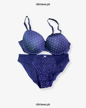 Victoria's Secret - Pushup Bra Panty Set - Polka Dotted Seamless Bra- 2021