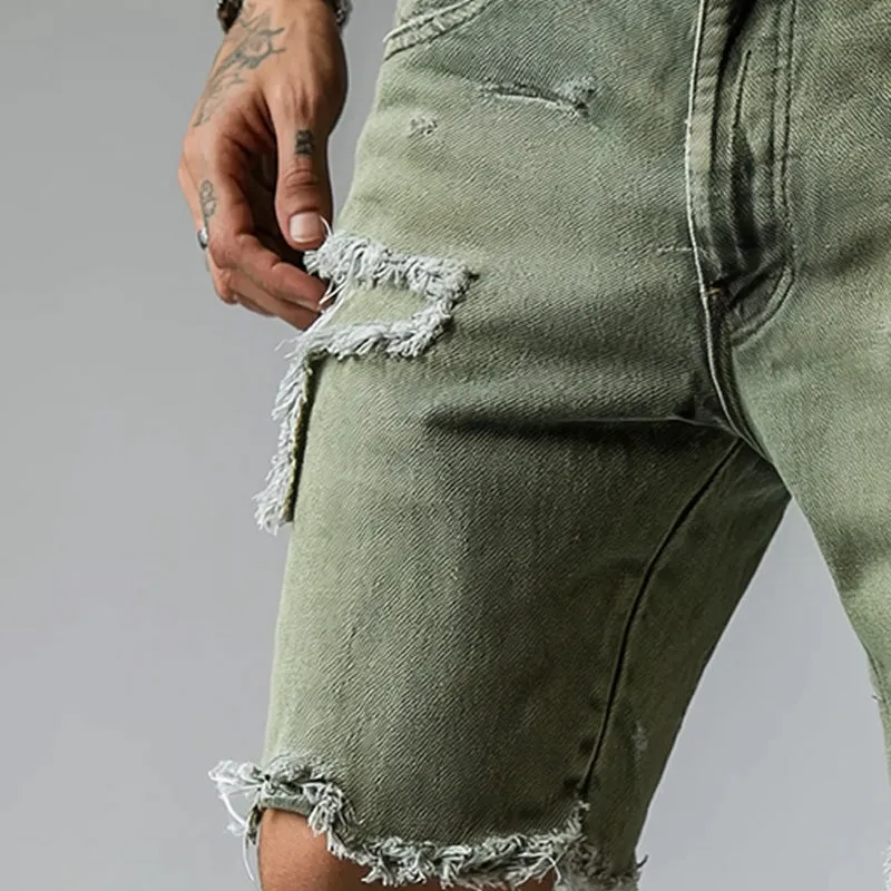 Vintage Denim Brushed Shorts