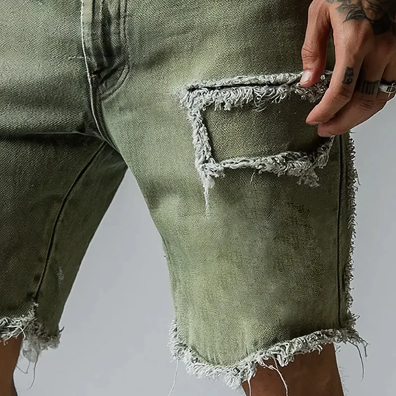 Vintage Denim Brushed Shorts