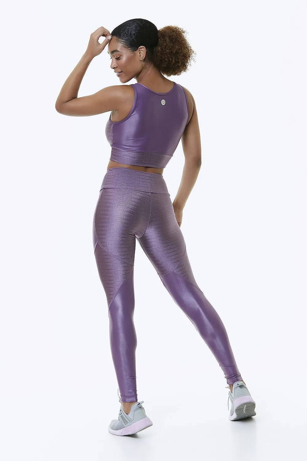 VIOLET CROPPED SPORTS BRA