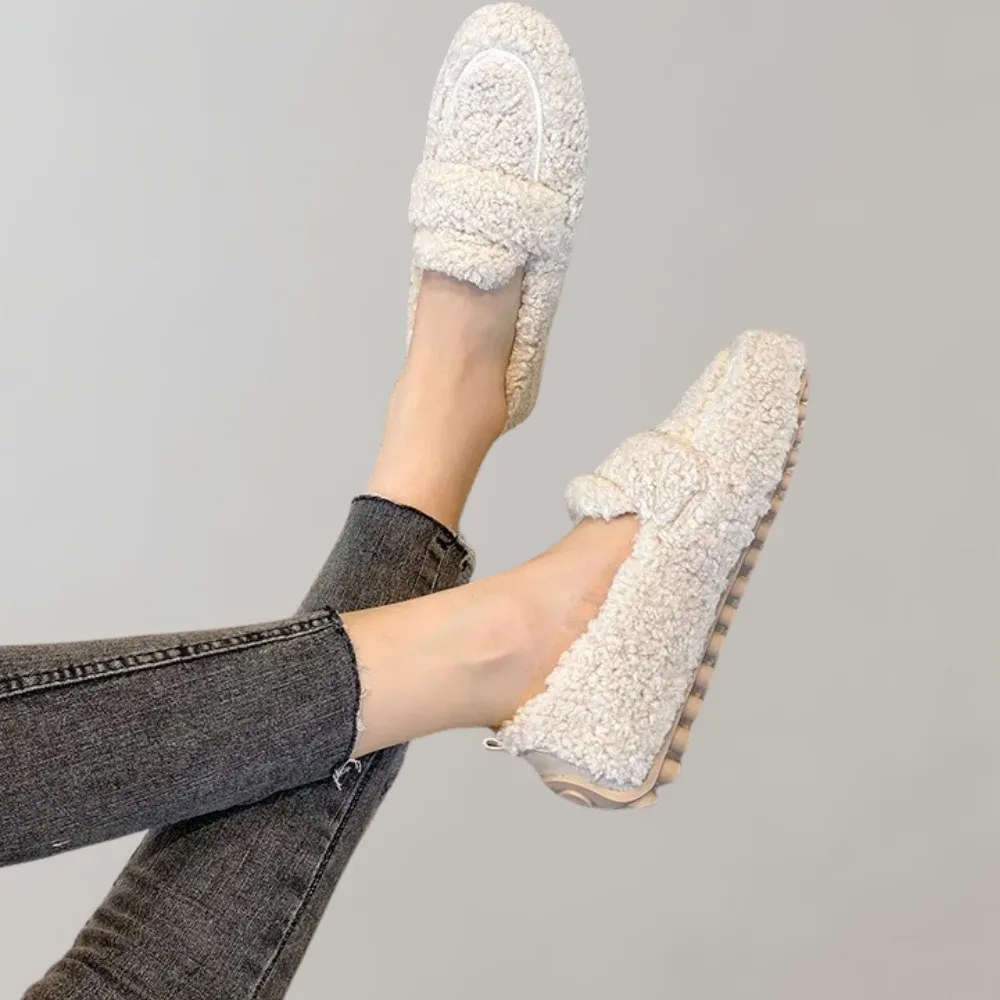 Wanja - Cozy Plush Loafers for Women