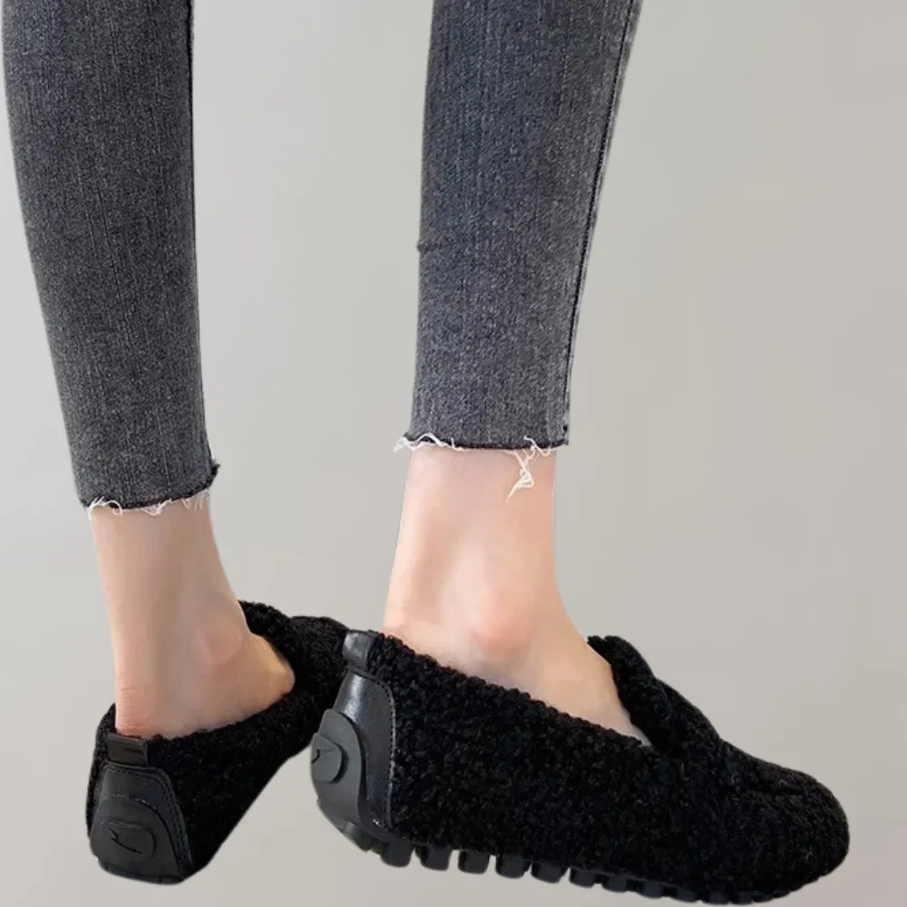 Wanja - Cozy Plush Loafers for Women
