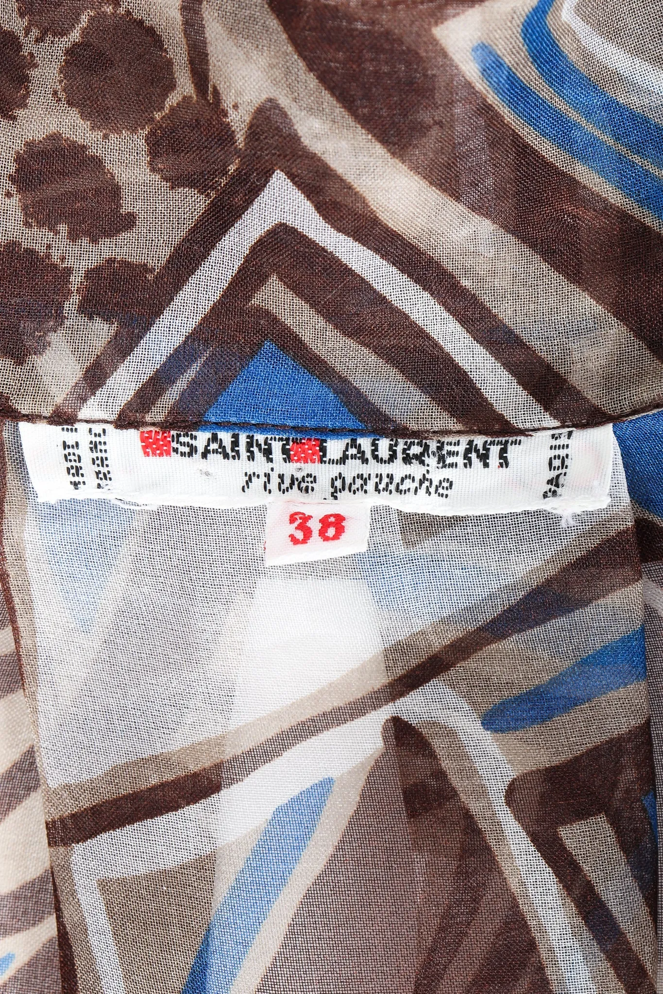 Wax Print Organza Blouse