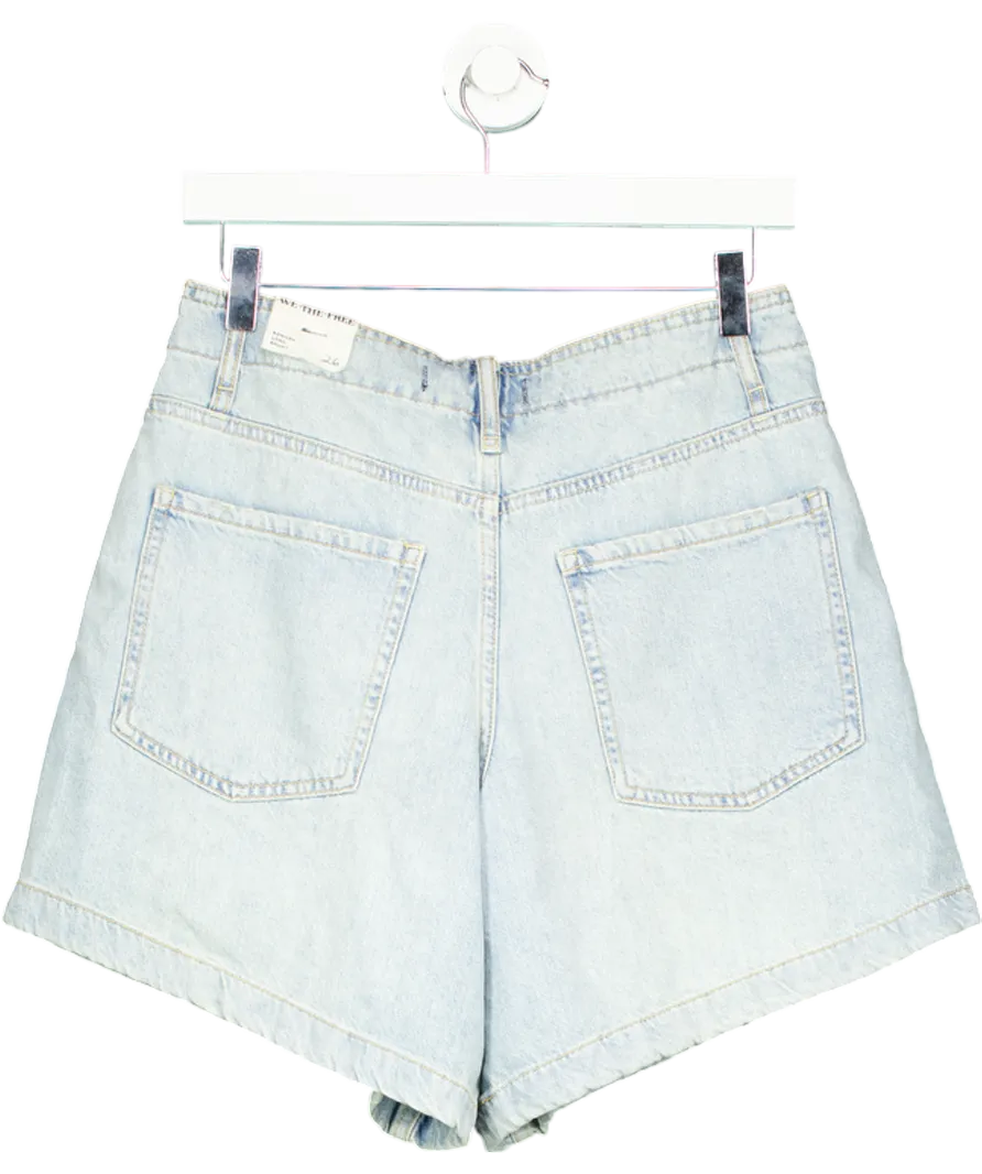 We The Free Blue Parker Long Shorts W26