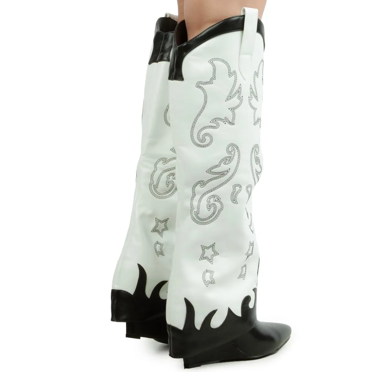 Wedge Western Boot