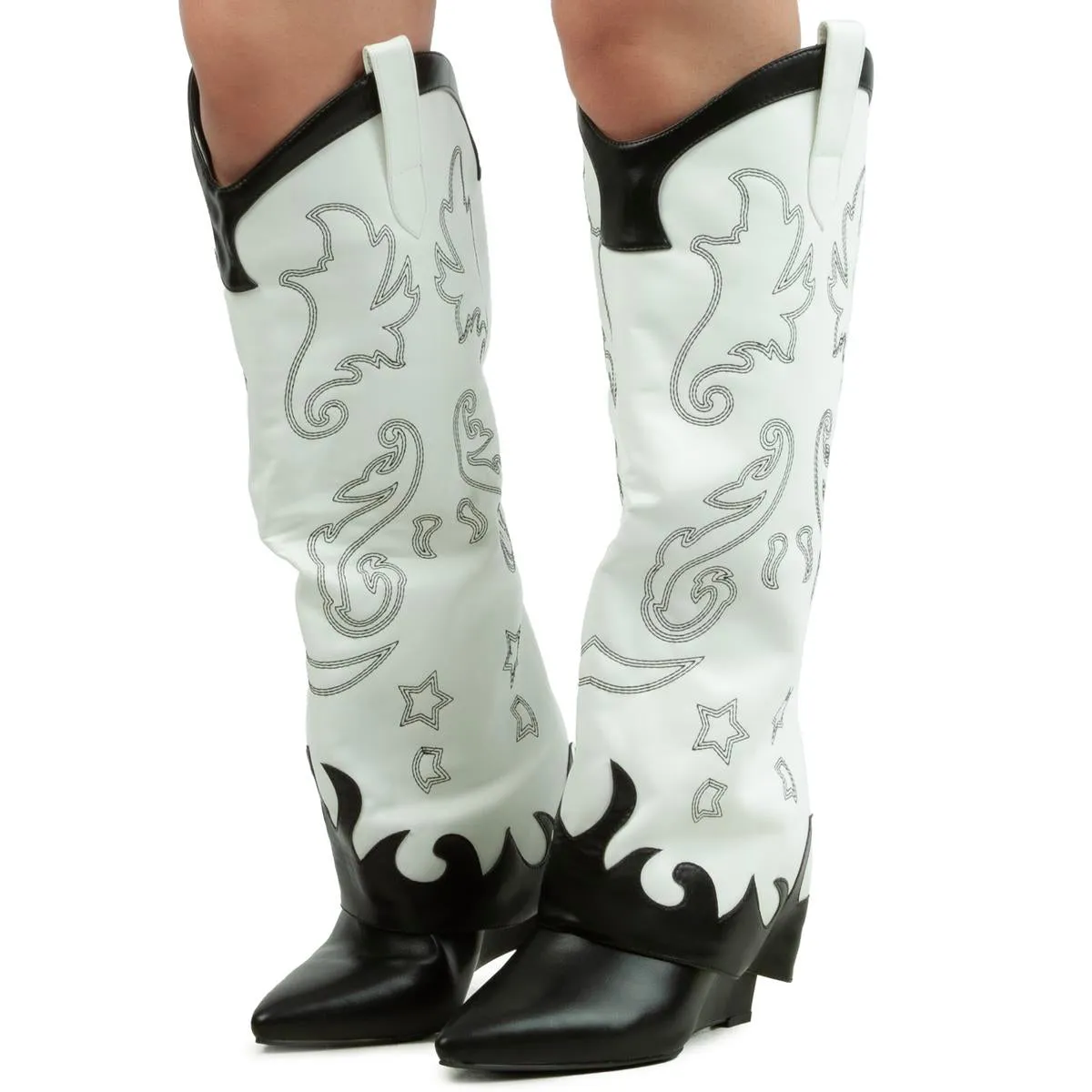 Wedge Western Boot