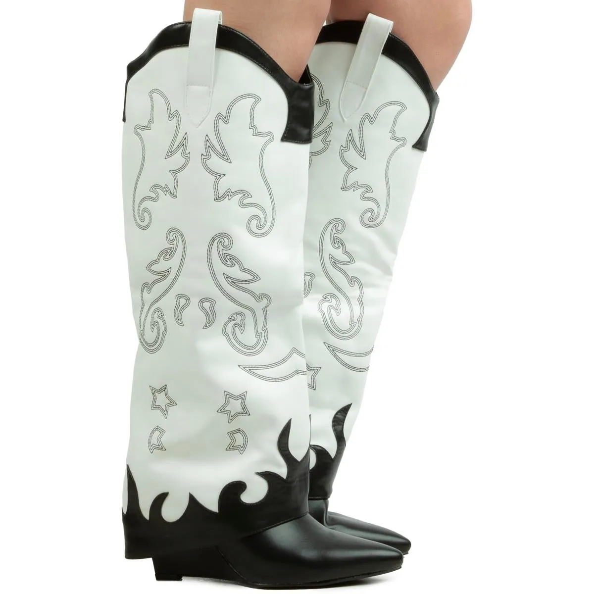 Wedge Western Boot