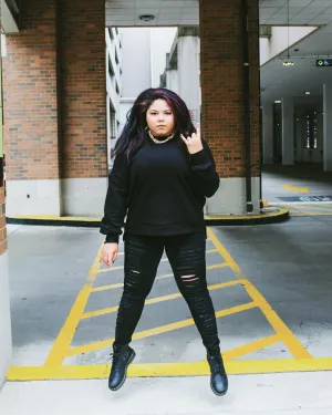 Wednesday Sweatshirt- black