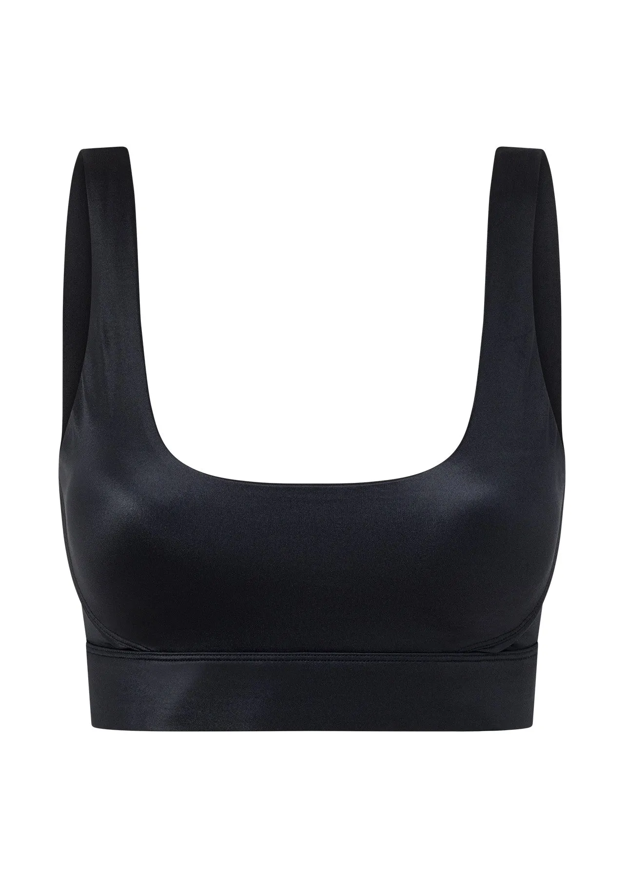 Wet Look Sports Bra