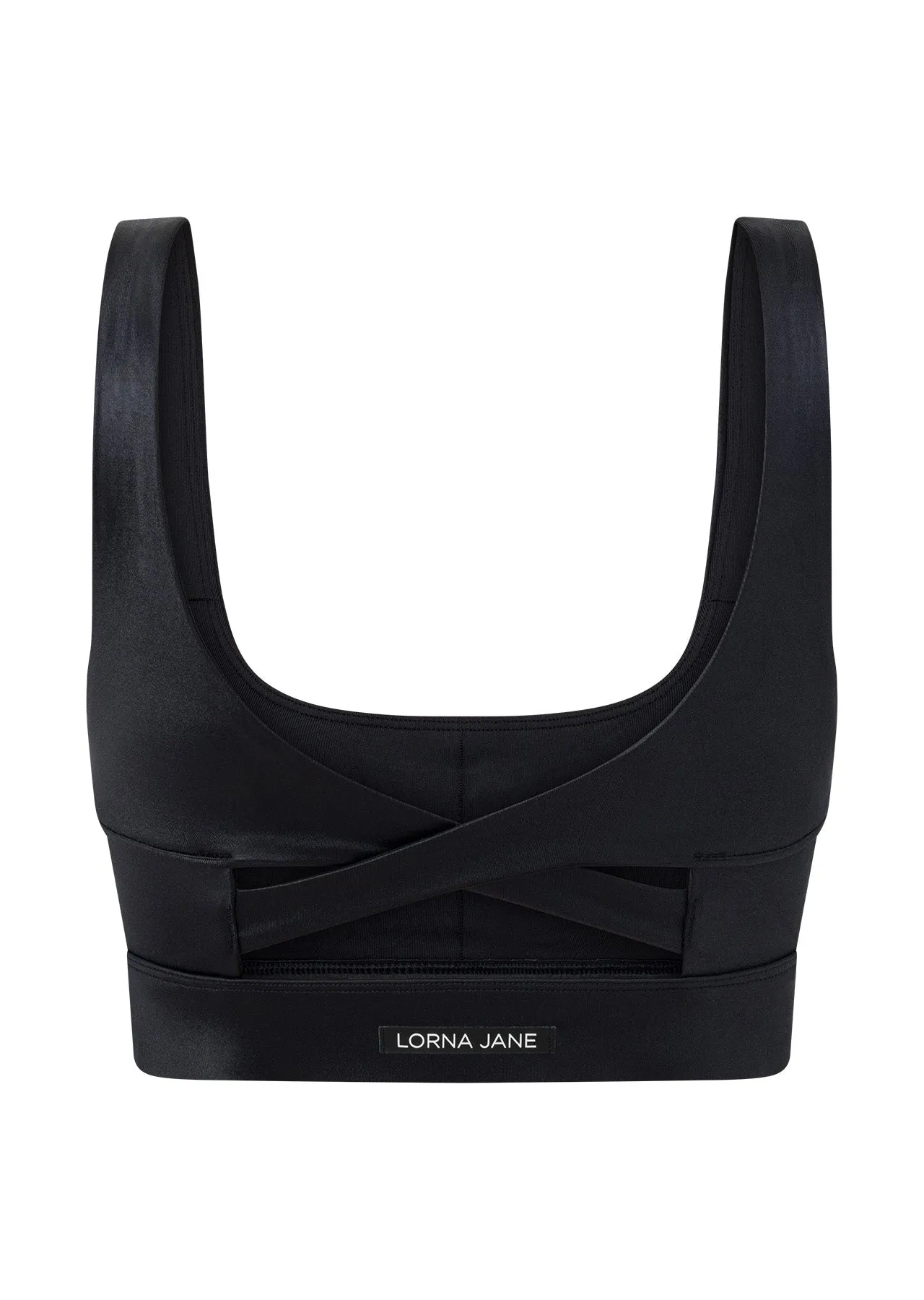 Wet Look Sports Bra