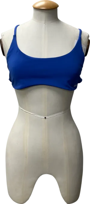 White Fox Blue She's Healthy Sports Crop Cobalt UK L