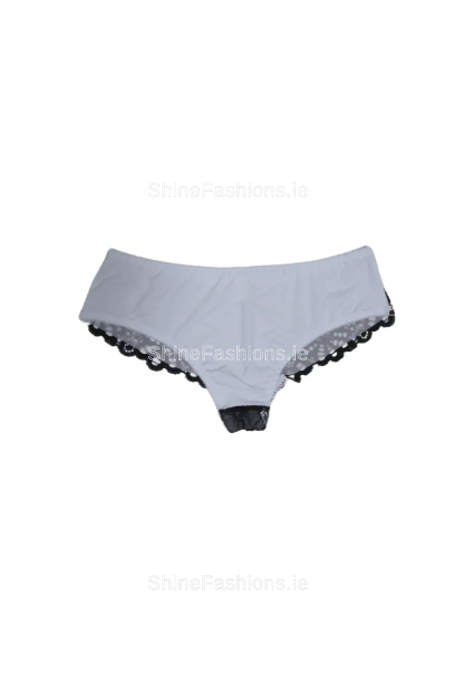 White Lace Detail Lingerie Set