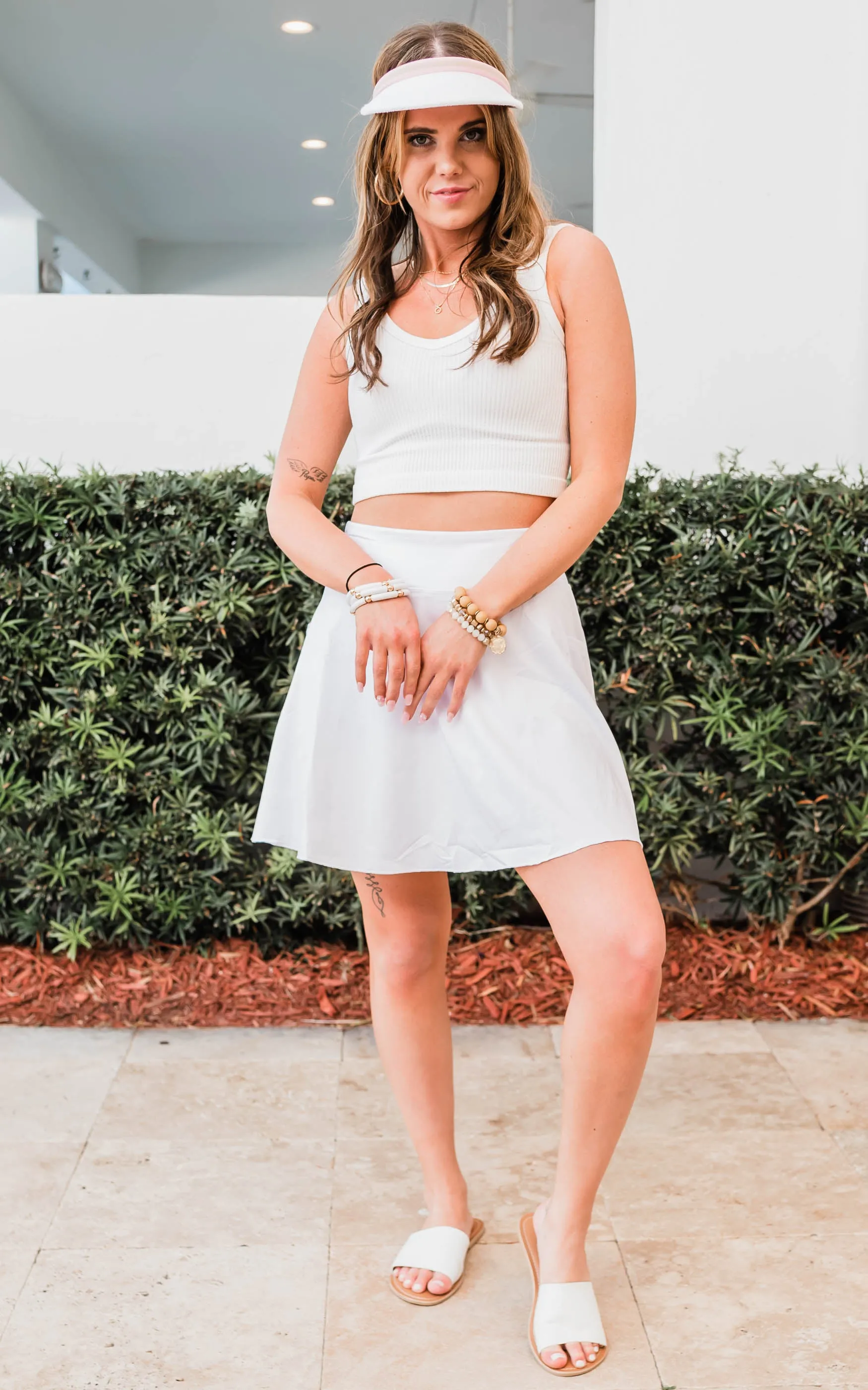 White Sports Skirt - Final Sale