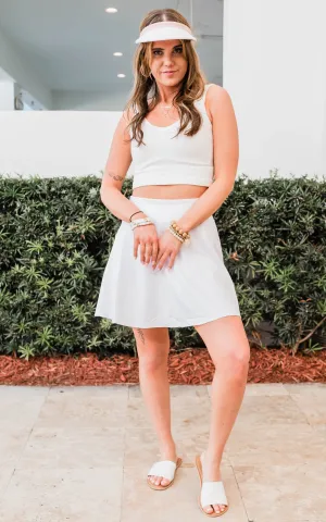 White Sports Skirt - Final Sale