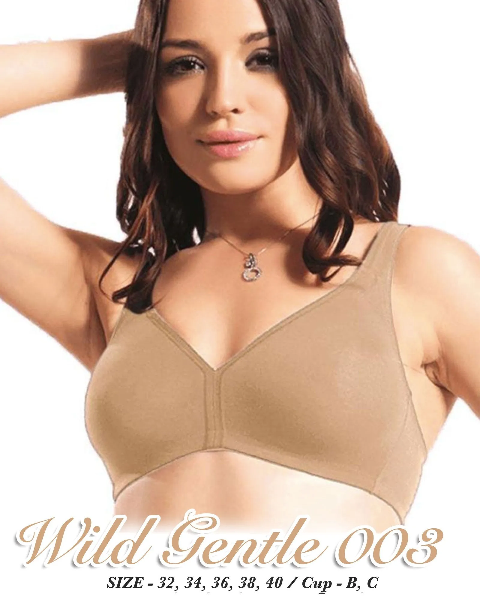 Wild Gentle 003 Bra - Flourish Bra - Cotton Bra - Non Padded Non Wired Bra