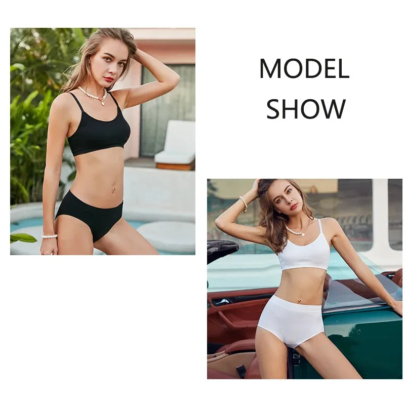 Women Bra Set Panties Sexy Push Up Bralette Sports Lingerie S-XL