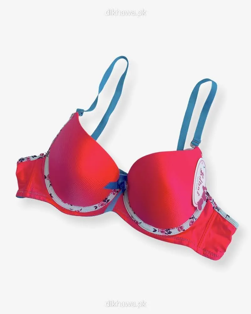 Women Push Up Underwire Smoothing Bra - Hot Pink - 678